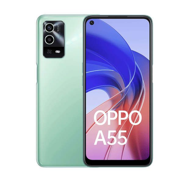 Buy OPPO A55 (4GB RAM, 64GB, Mint Green) Online - Croma